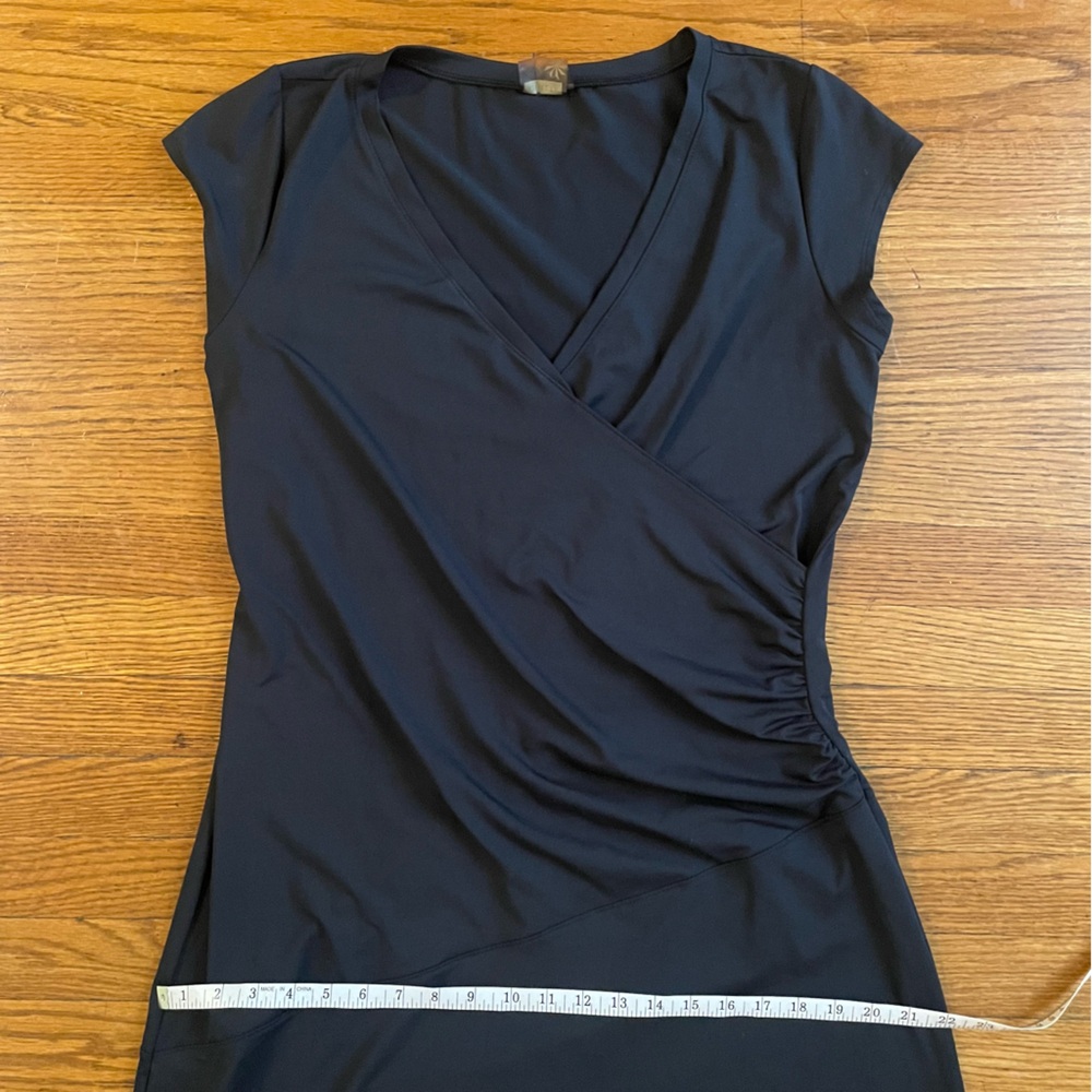 Athleta Black Wrap Dress - Picture 4 of 8